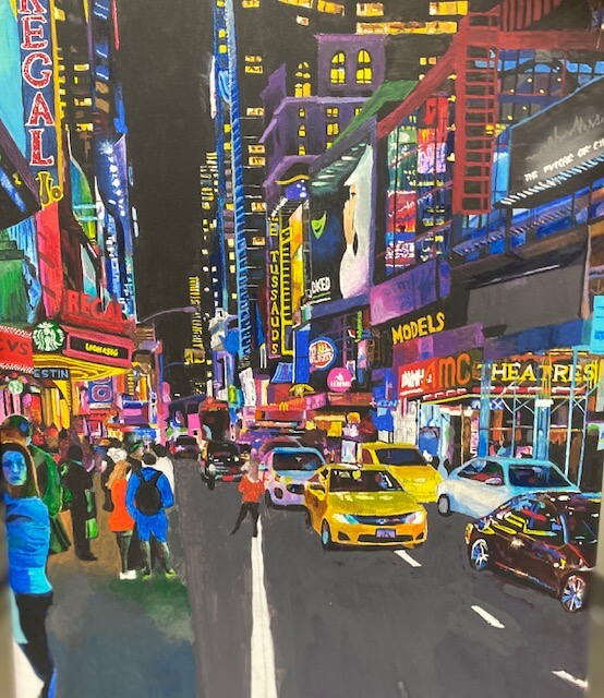 City painting