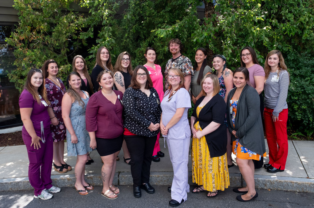 On Thursday, 18 LNAs at Central Vermont Medical Center celebrated the kick-off of their journey to becoming LPNs through a new partnership between CVMC, CCV, and Vermont Tech.