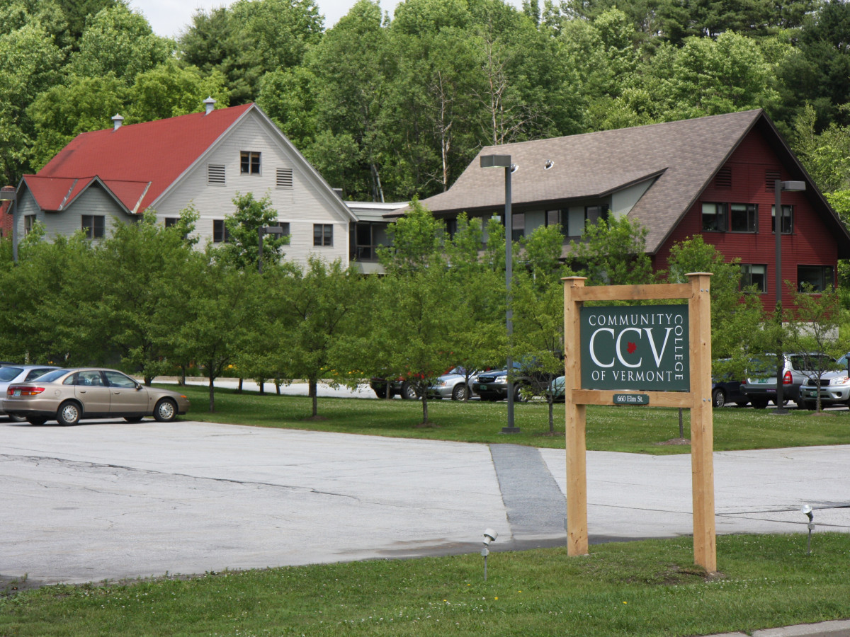 CCV-Montpelier building, parking lot, and sign