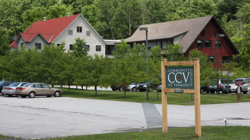 CCV-Montpelier building, parking lot, and sign