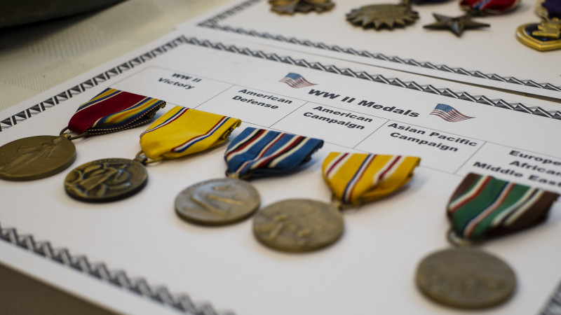 World War II medals. CCV has dedicated staff to help you secure your veterans benefits.