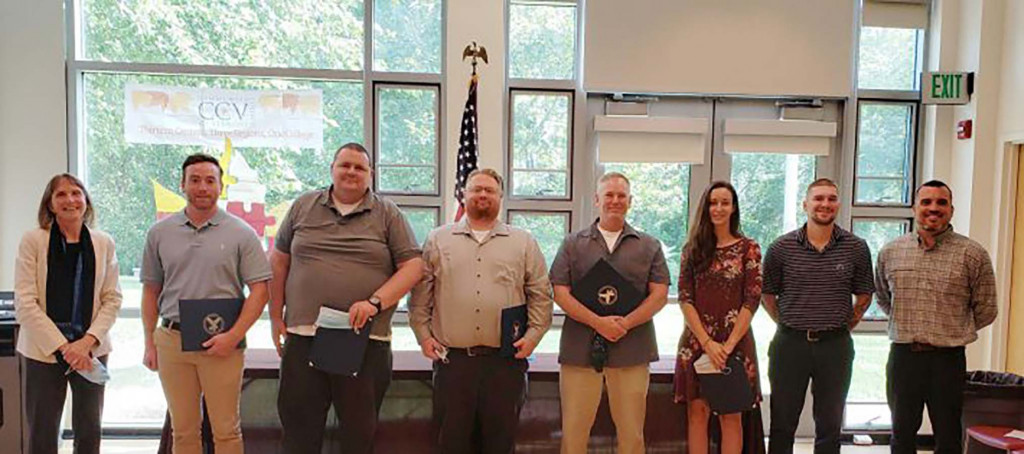 Veteran and military-connected students are recognized for academic excellence through induction into the SALUTE national honor society.