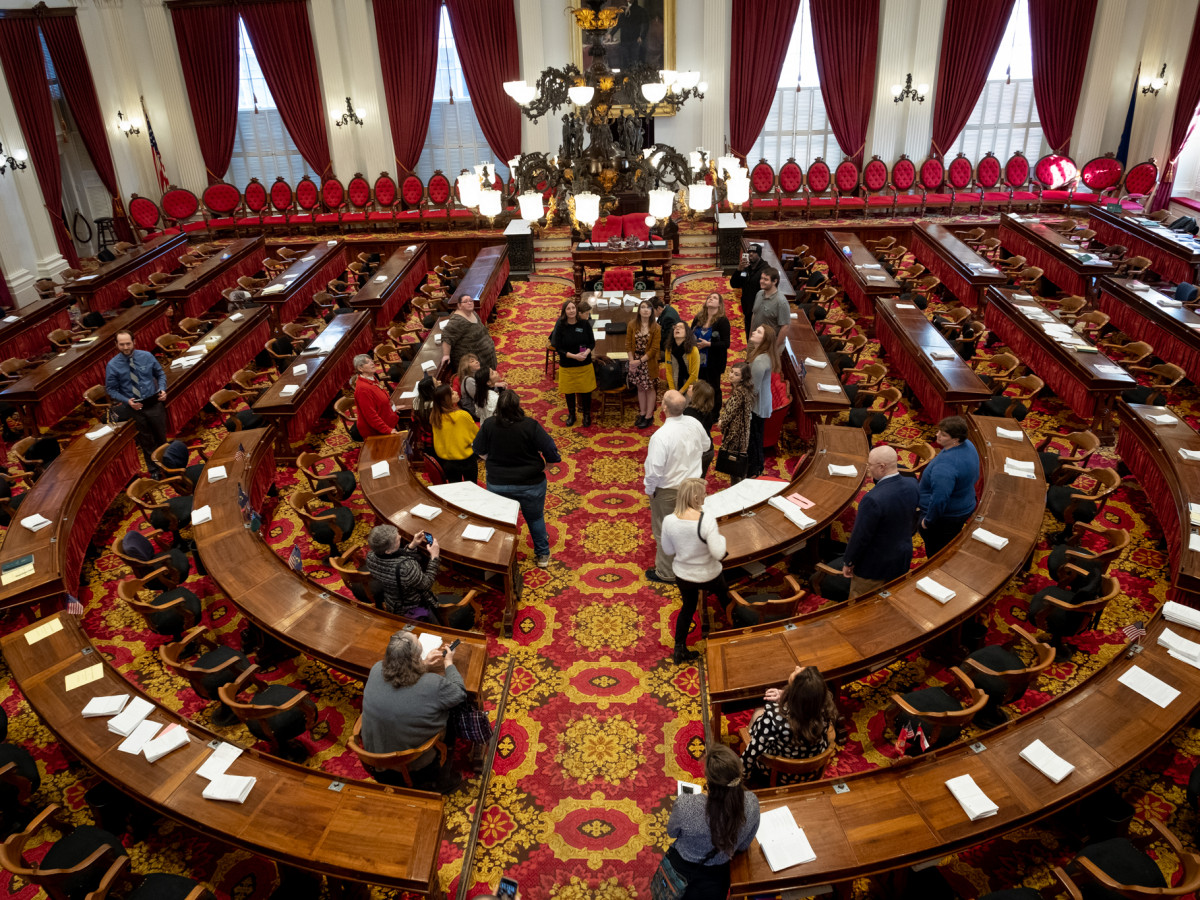 Inside the statehouse