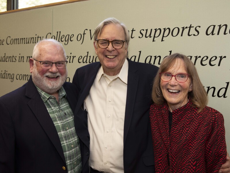 Tim Donovan, Peter Smith and Joyce Judy
